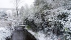 The bridge in the snow..   #snowday